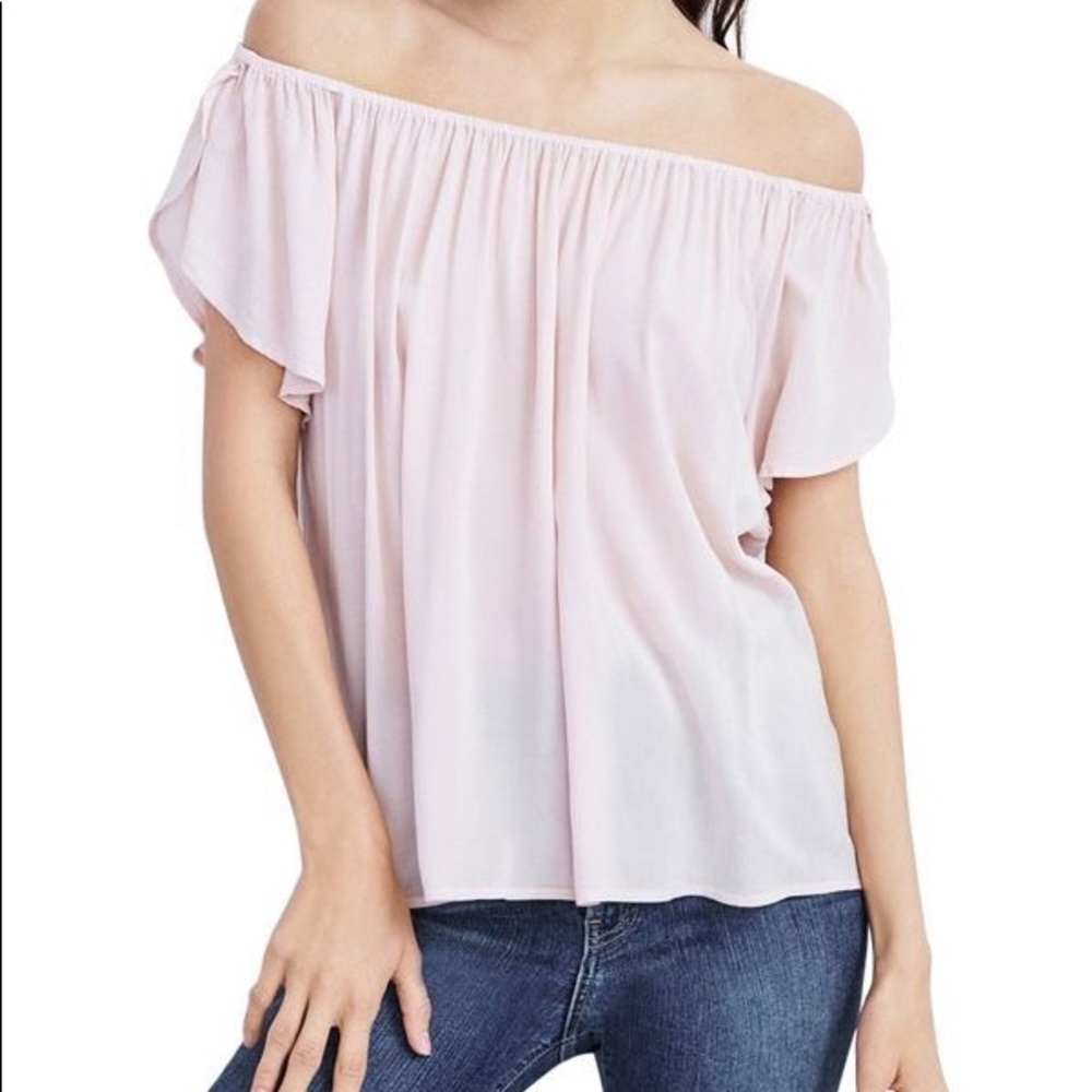 Velvet by Graham & Spencer Off Shoulder Woven Top